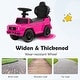 preview thumbnail 40 of 39, 3-In-1 Ride on Push Car Mercedes Benz G350 Stroller Sliding Car with Canopy - 34.3" x 15.5" x 37.4" (L x W x H)