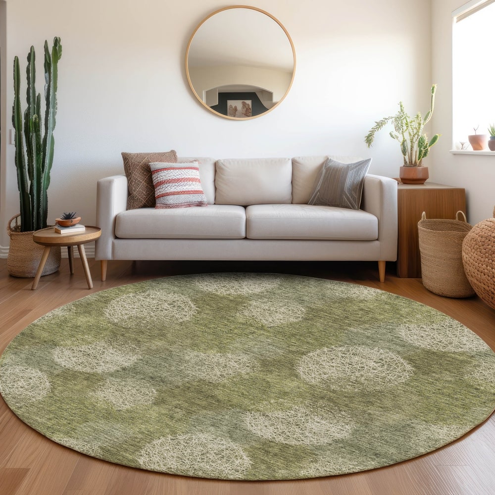 Premium Washable Super Soft Modern Sphere Mayfield Rug