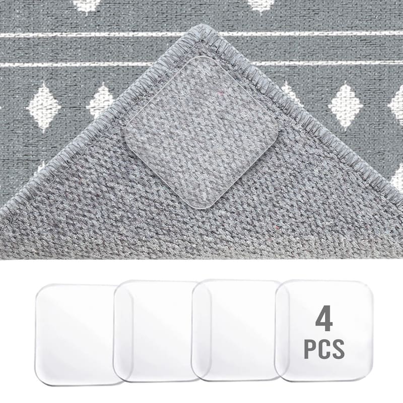 Sussexhome Heavy Duty Ultra Thin Non Slip Washable Cotton Indoor Rug - 2' x 3'