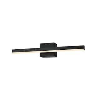 Justice Design Group Lineari ADA 16" LED Linear Wall/Bath Sconce - Matte Black Finish