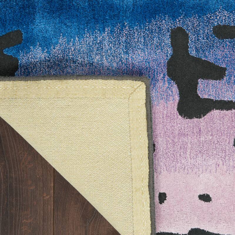 Nourison Prismatic Modern Abstract Sunset Shimmer Area Rug