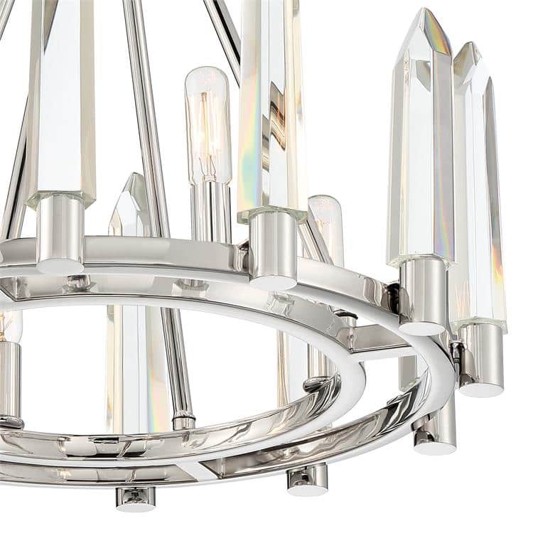 Watson 4 Light Polished Nickel Ceiling Mount - 18.25'' W x 13.62'' H