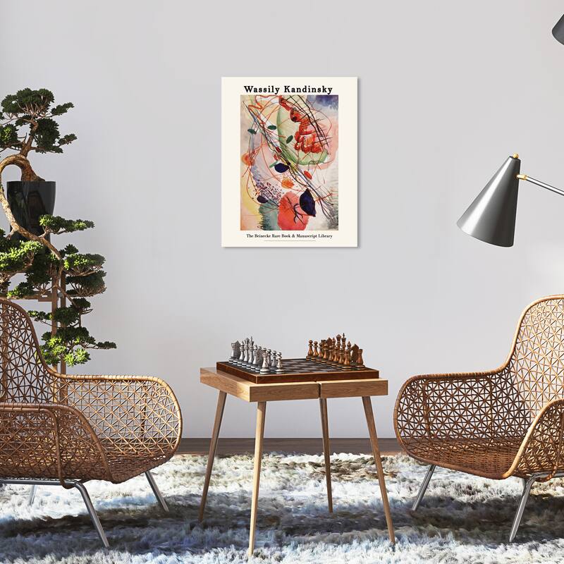 Wynwood Studio Abstract Kandinsky Poster White and Modern & Contemporary Wall Art Canvas Print - 20 x 16