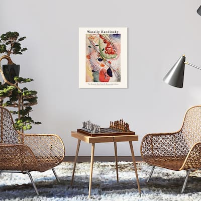 Wynwood Studio Abstract Kandinsky Poster White and Modern & Contemporary Wall Art Canvas Print