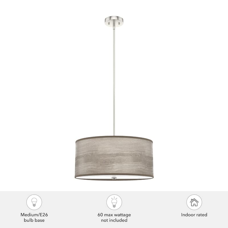 Hunter Solhaven Drum Pendant Light