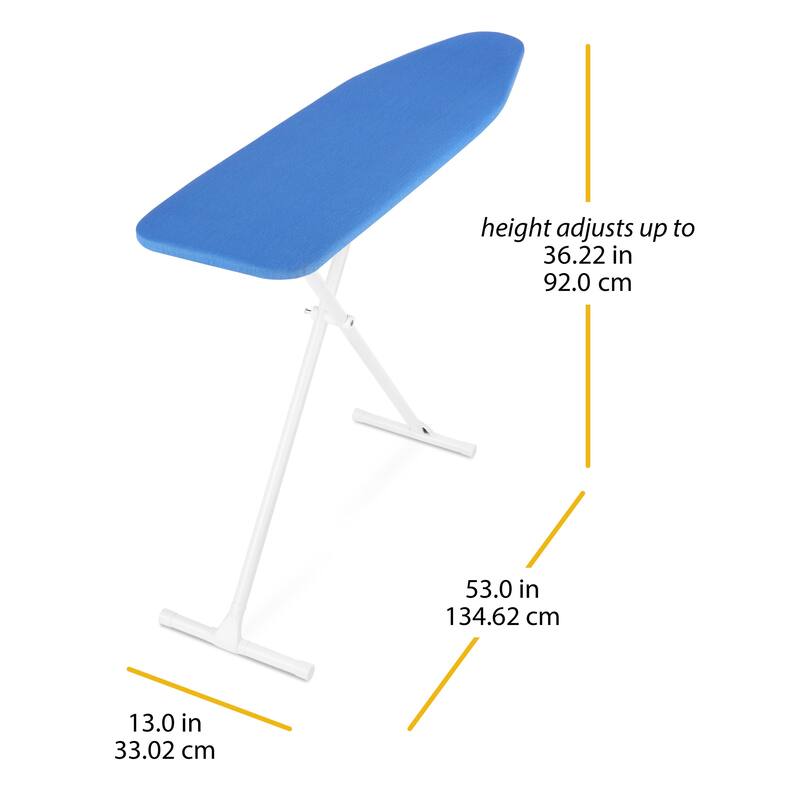 Whitmor T-Leg Ironing Board with Cover and Pad