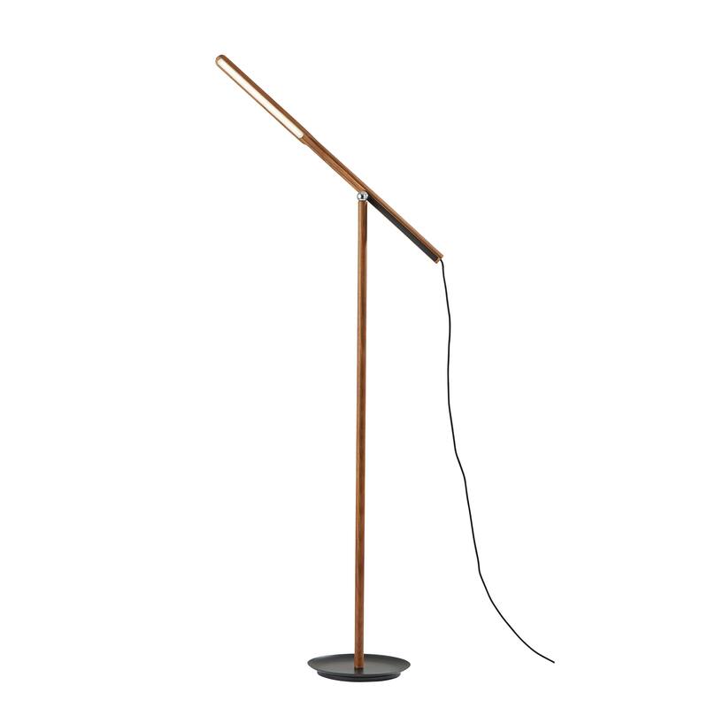 ADS360 Gravity LED Floor Lamp - Walnut Ash Wood