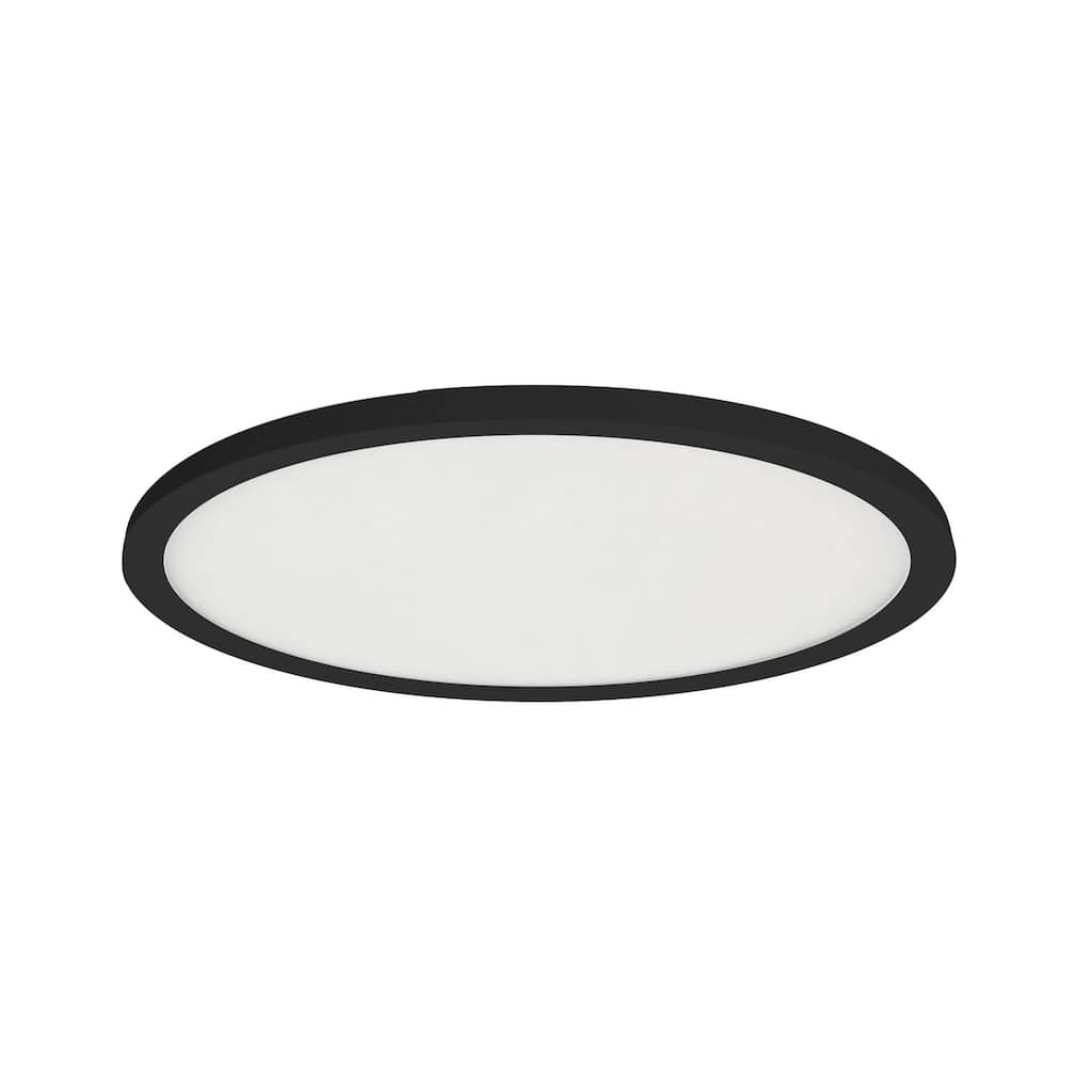 Nora Lighting NELOCAC-16R930B Elo 16" Wide Flush Mount Drum Ceiling
