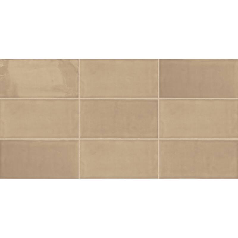 Daltile Artigiano 3" x 6" Ceramic Wall Tile (44 Pc Per Carton) (5.28 Sq Ft Per Carton) - Tremiti Sand