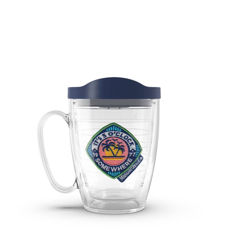 Tervis Margaritaville 5 O'Clock Palm Made in USA Double Walled Insulated Travel Tumbler, Classic - 16oz Mug - 16oz Mug