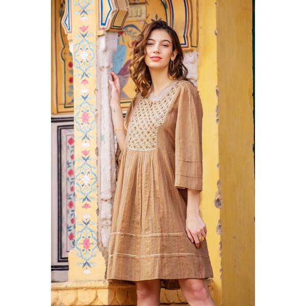 cotton blend shift dress Women's Midi Dress Cotton Blend Shift Dress Cotton Linen Dresses Casual Dress Classic Modern Daily Weekend Regular Fit Plain Short Sleeve Crew Neck Blue Black Yellow Pink Summer 2026