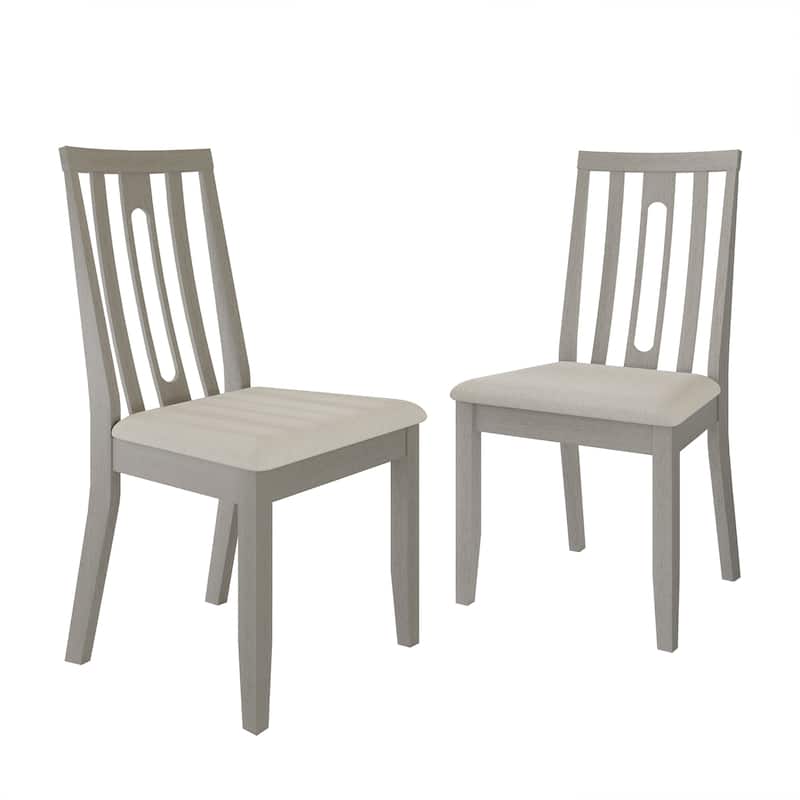 CraftPorch Contemporary Wooden Dining Chairs (Set of 2) - N/A