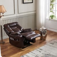 Coosa Indoor Pillow Tufted Massage Recliner by Christopher Knight Home - On  Sale - Bed Bath & Beyond - 32579980