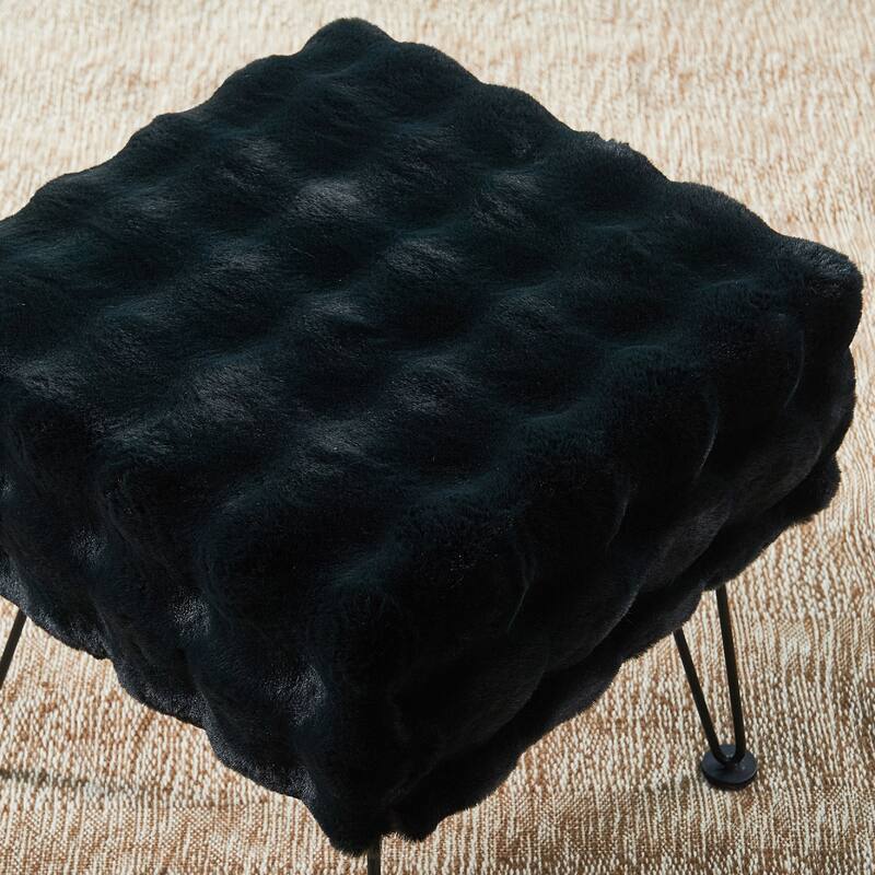 Bubble Textured Stool- 17x17x17"