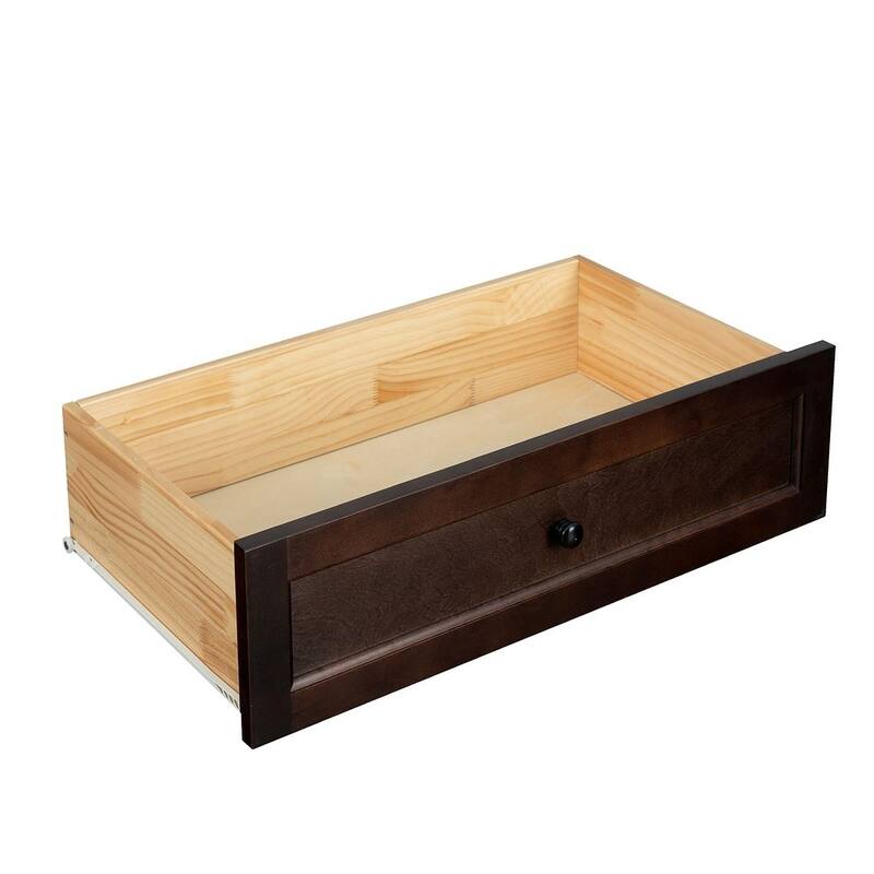Modern Solid Wood Drawer Dresser with Retro Round Handles