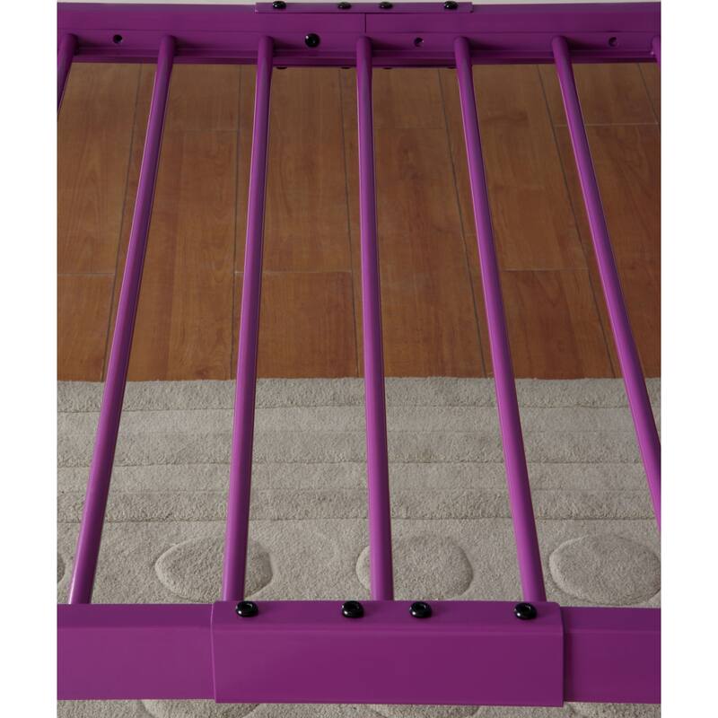 Hind Modern Full Metal Single Arch Panel Kid Bed by Furniture of America