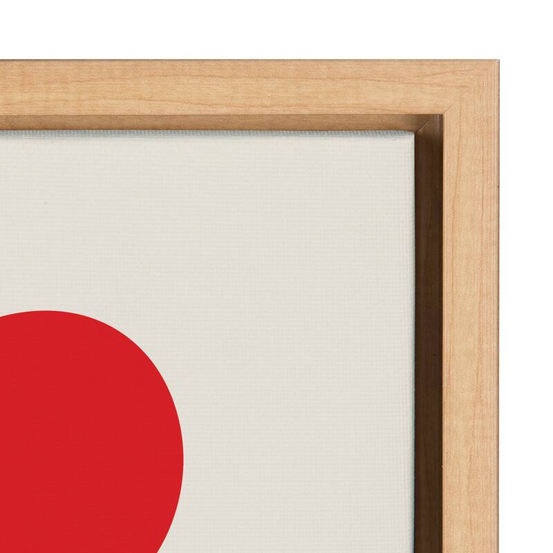 Kate and Laurel Sylvie Three Elephants Framed Canvas by Rachel Lee