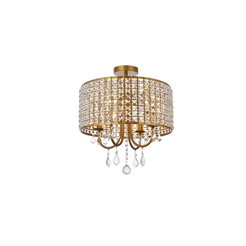 Esther 17 inch Flush Mount Chandelier