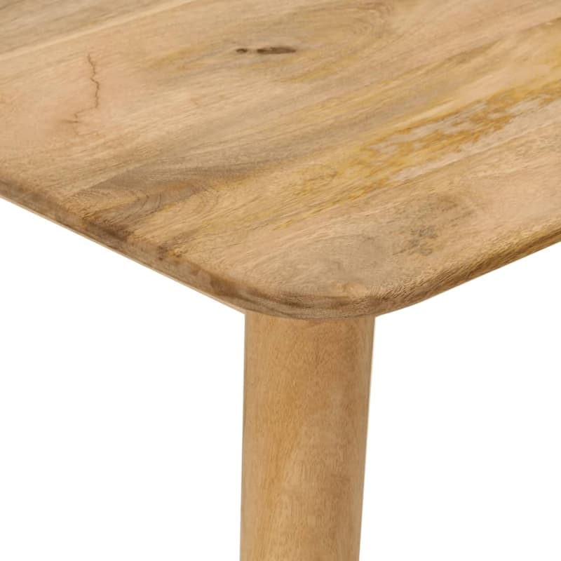vidaXL Dining Table Kitchen Table Dining Room Dinner Table Solid Wood Mango