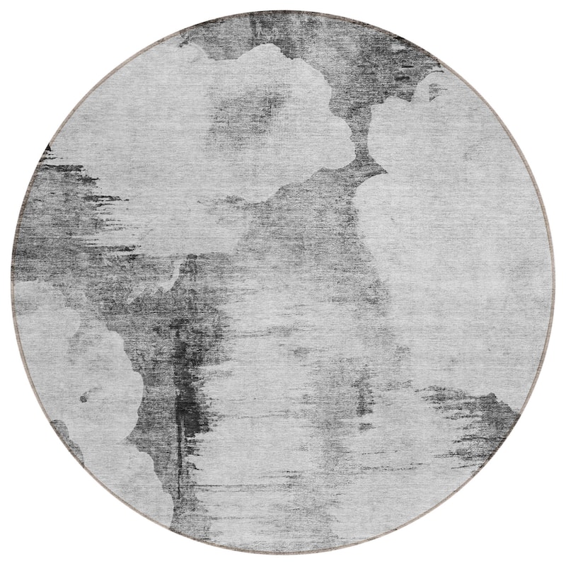 HomeRoots Abstract Transitional Rectangle Outdoor Rug
