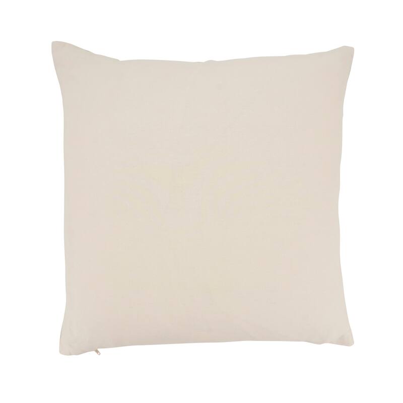 Fuzzy Fun Pom Pom Throw Pillow