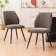 preview thumbnail 2 of 47, Set of 2 Modern Dining Chairs, Armless Upholstered Side Chairs Coffee