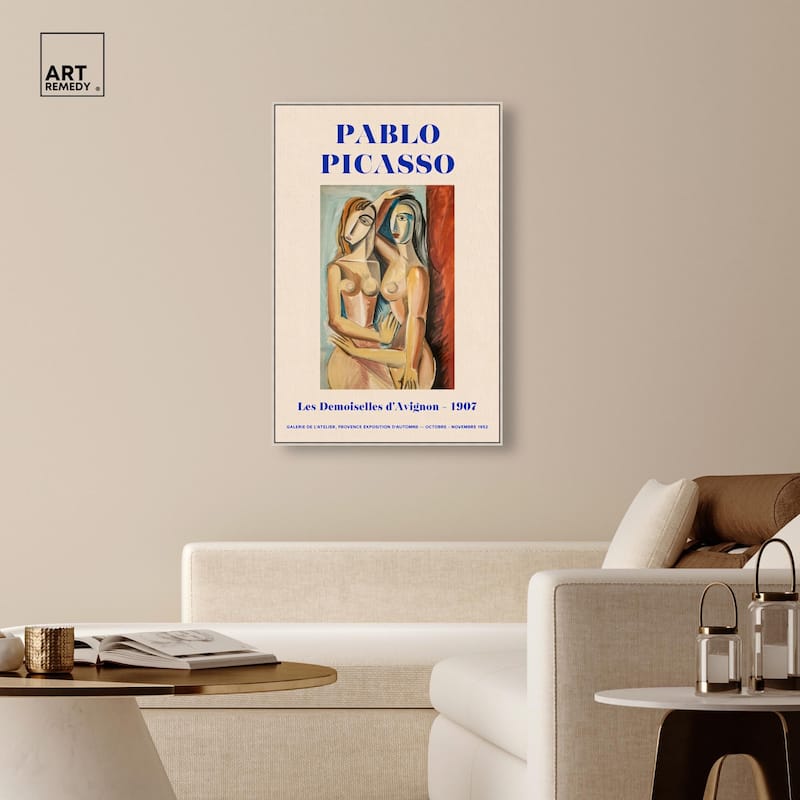Picasso's Avignon Canvas by Art Remedy