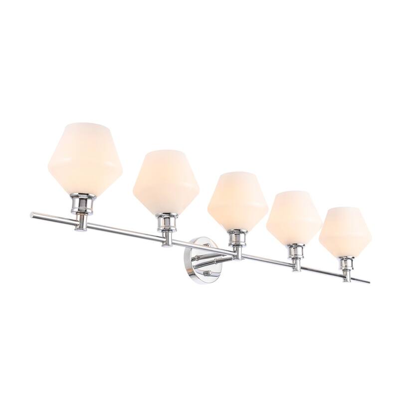 Carson Carrington Ullerslev 5-Light Clear Frosted Wall Sconce