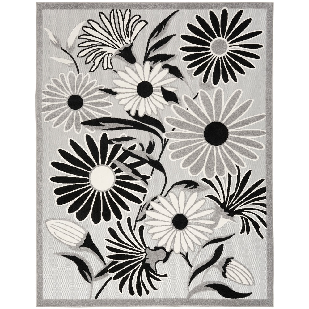 Nourison Aloha Indoor/Outdoor Floral Area Rug