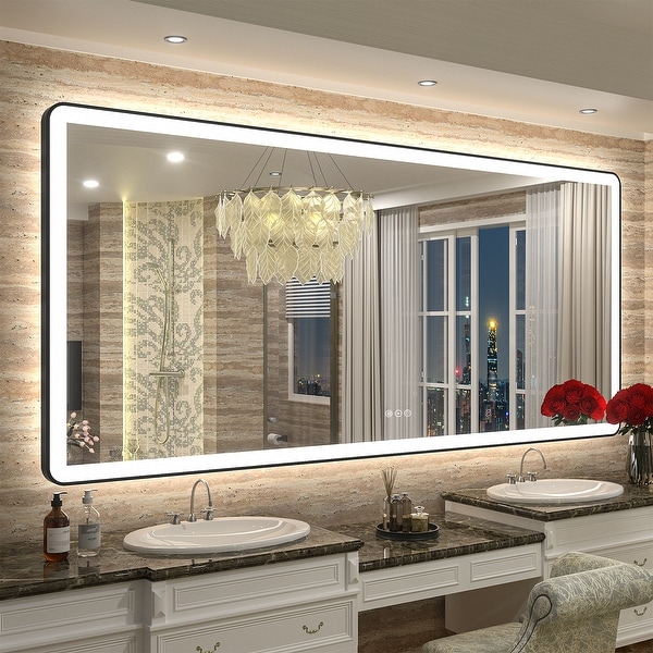 Led light up bathroom mirror hotsell