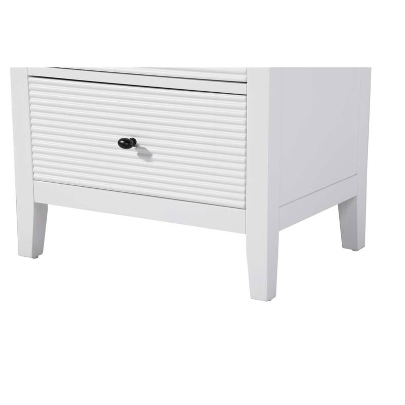 Kensington 16-28 Inch Open Shelving Bath Storage Cabinet