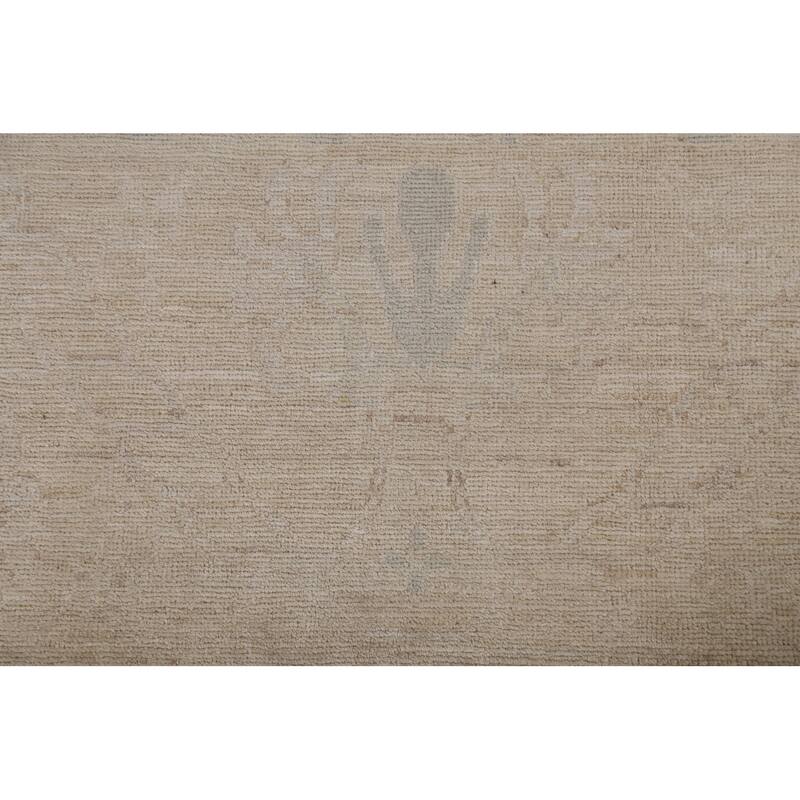 Vegetable Dye Muted Khotan Turkish Oriental Wool Area Rug Hand-knotted - 7'10" x 10'3"