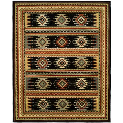 Traditional Multi-Colored Hand-Knotted Wool Area Rug