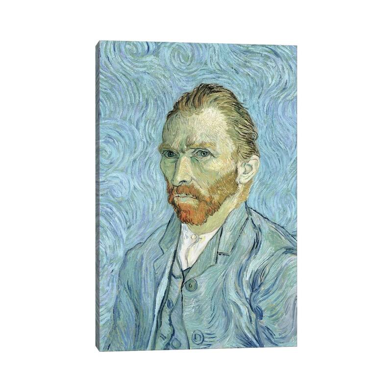 iCanvas "Self Portrait, September 1889" by Vincent van Gogh Canvas Print