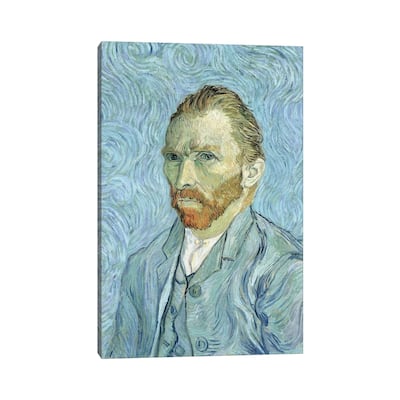 iCanvas "Self Portrait, September 1889" by Vincent van Gogh Canvas Print