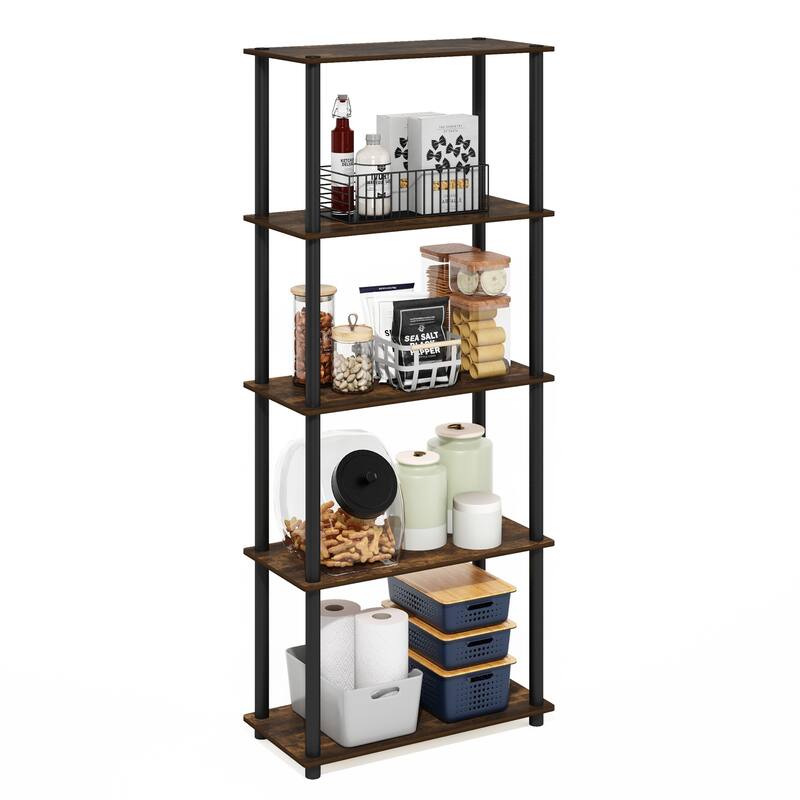 Furinno Turn-N-Tube 5-tier Multipurpose Display Rack Shelf