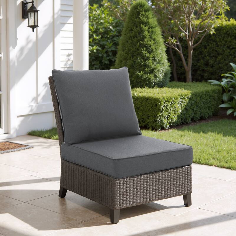 4.7" Thick Sunbrella Outdoor Cushion Set with Back and Seat Cushion
