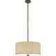 preview thumbnail 8 of 20, The Gray Barn Essie 3-light 18-inch Wide Drum Pendant