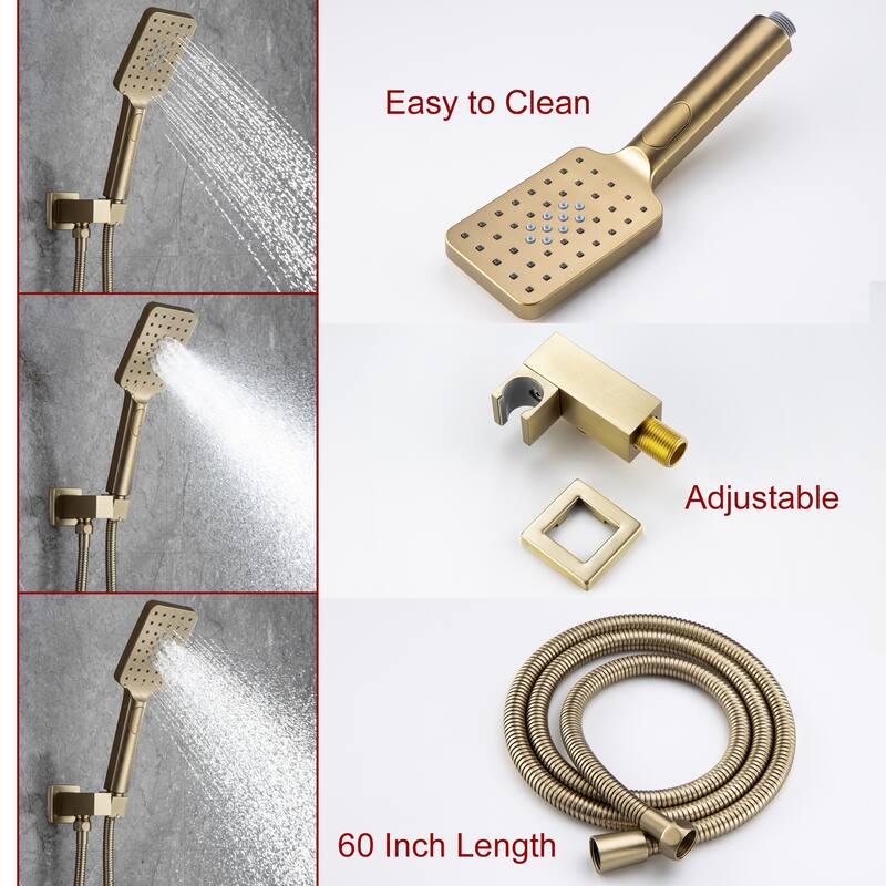 CLihome 3 Spray with 2 Functions Dual Shower Heads