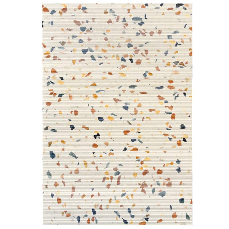Terraforma 12x24 in. Beige Textured Terrazzo Large Wall Tile (7.75 sq ft/case, 4-Pack)