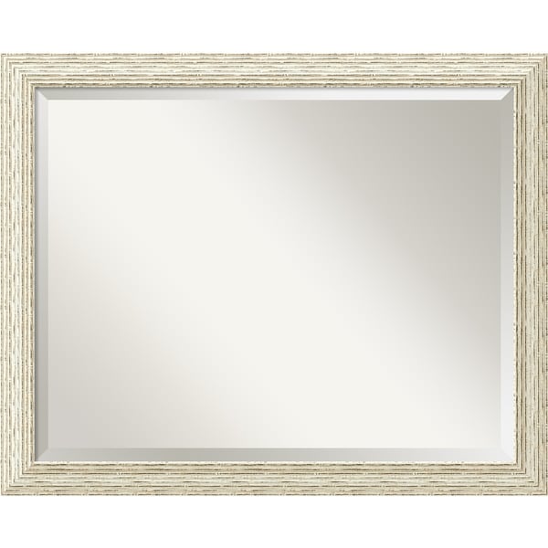 The Gray Barn Wilset Large Country Whitewash Wall Mirror - large - 32 x 26-inch. Opens flyout.