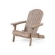 preview thumbnail 30 of 60, Outdoor Acacia Wood Adirondack Chair, Simple Design Chair