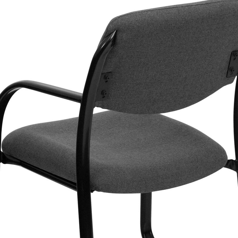 Fabric Executive Side Reception Chair with Sled Base