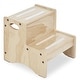 preview thumbnail 2 of 22, Dream On Me Little Steps Step Stool Natural