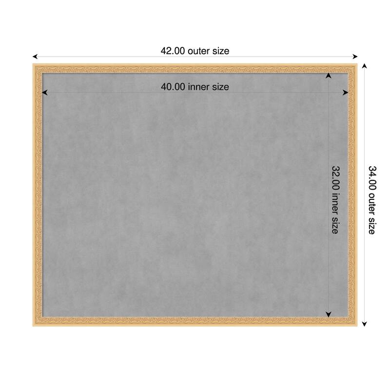 Amanti Art Bethany Black Framed - 42 x 34 in - Bethany Gold