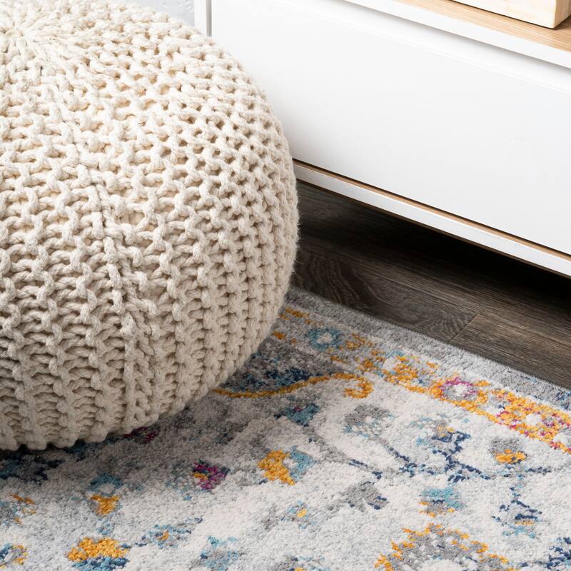JONATHAN Y Indhira Ornate Boho Medallion Area Rug