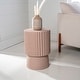 preview thumbnail 14 of 27, JONATHAN Y Kline 19" Modern Art Deco Tambour Accent Table