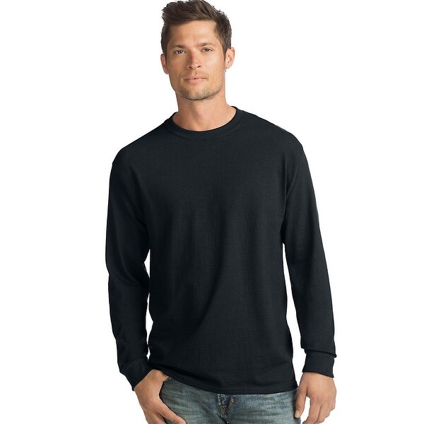 hanes black t shirts pack
