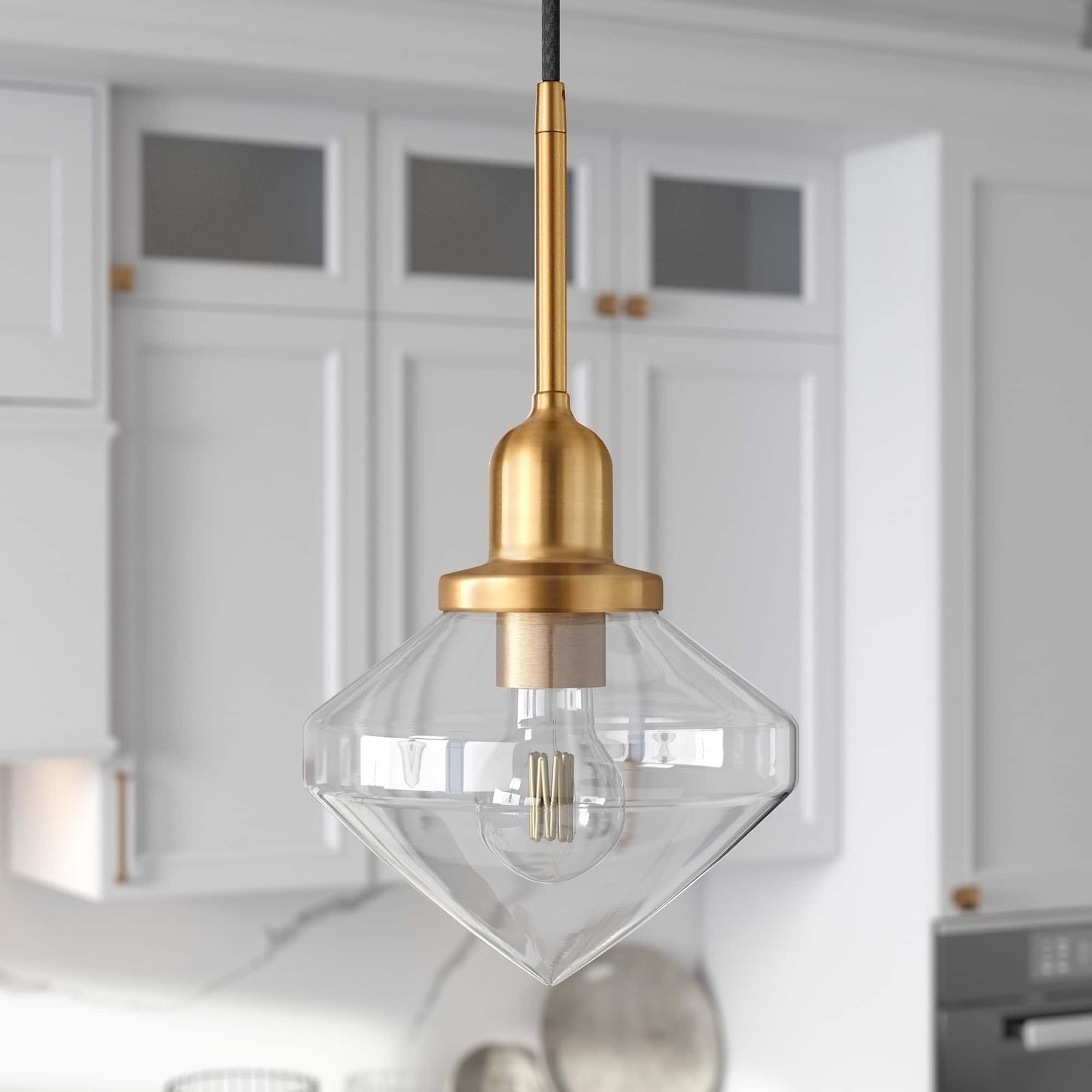 Option Brass and Clear Glass