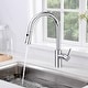 preview thumbnail 19 of 26, Luxier KTS11 Single Handle Pull Down Sprayer Kitchen Faucet